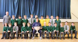 Sam Maguire visits Hollypark