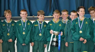 Gaelic football team - Division A winners 2014 