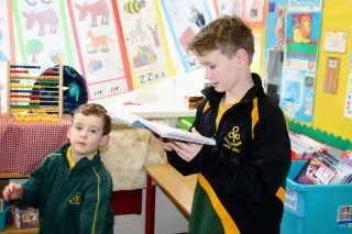 6th Class visit for Seachtain na Gaeilge