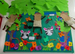 Jungle art from Mr. O' Donovan's Class