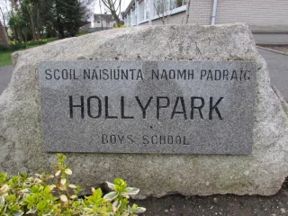 Holly Park Boys School - Name Stone