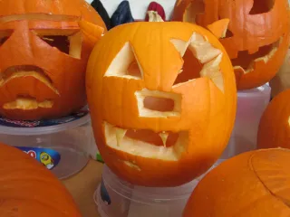 Hallowe'en Pumpkin art
