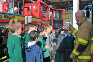 Dunlaoghaire Firestation visit