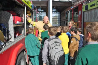 Dunlaoghaire Firestation visit