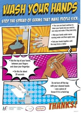 Wash your Hands - Stop the spread of germs that make people sick