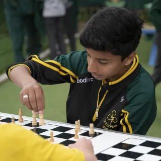 boys playing chess 