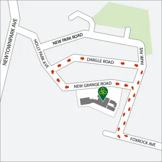 map one way system