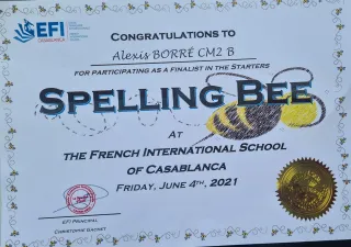 Spelling Bee winner 